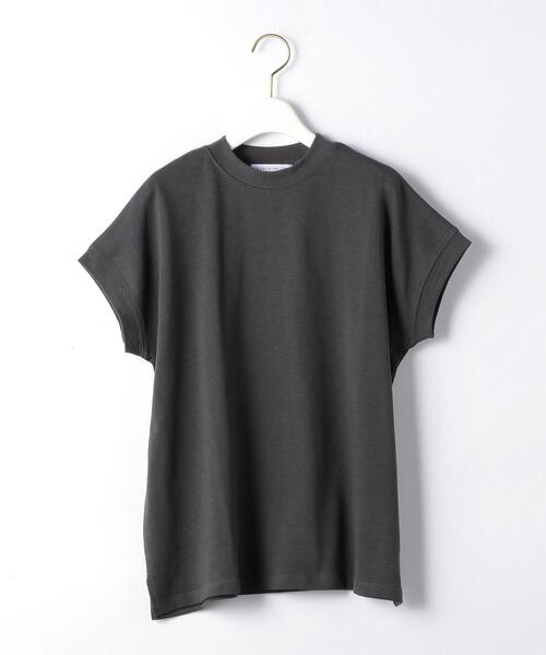 UNITED ARROWS LTD. OUTLET(ユナイテッドアローズアウトレット)の「<A DAY IN THE LIFE> オーガニックコットン ハイネック フレンチスリーブT(Tシャツ/カットソー・レディース・オレンジ/パープル/ダークグレー/オフホワイト/ナチュラル・FREE)」の3枚目の写真