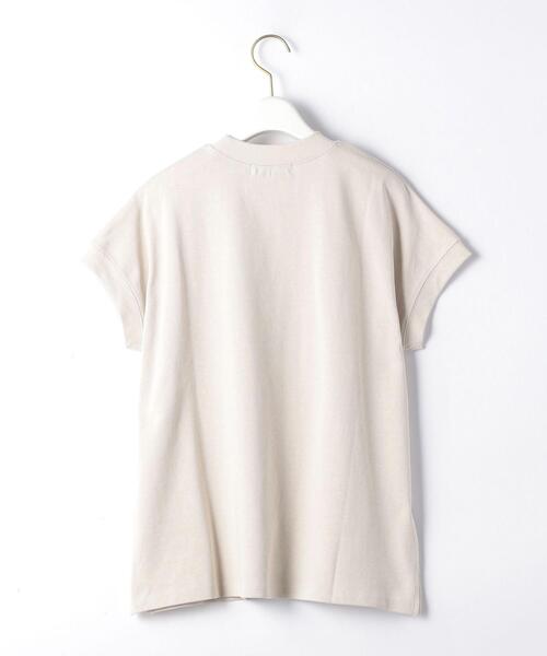 UNITED ARROWS LTD. OUTLET(ユナイテッドアローズアウトレット)の「<A DAY IN THE LIFE> オーガニックコットン ハイネック フレンチスリーブT(Tシャツ/カットソー・レディース・オレンジ/パープル/ダークグレー/オフホワイト/ナチュラル・FREE)」の7枚目の写真