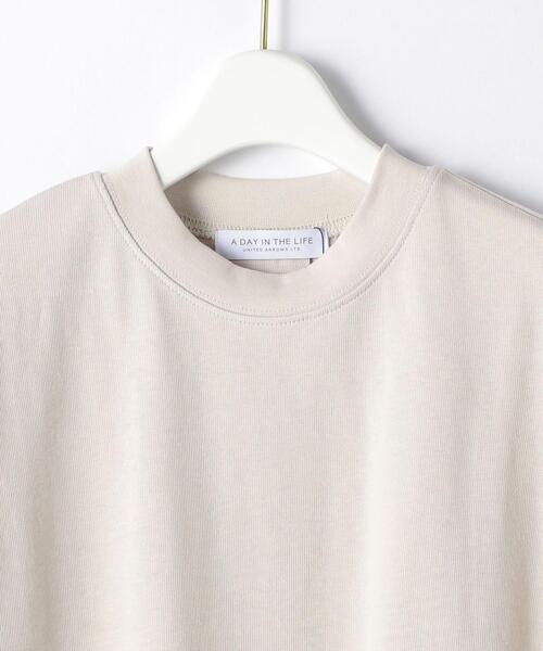 UNITED ARROWS LTD. OUTLET(ユナイテッドアローズアウトレット)の「<A DAY IN THE LIFE> オーガニックコットン ハイネック フレンチスリーブT(Tシャツ/カットソー・レディース・オレンジ/パープル/ダークグレー/オフホワイト/ナチュラル・FREE)」の8枚目の写真