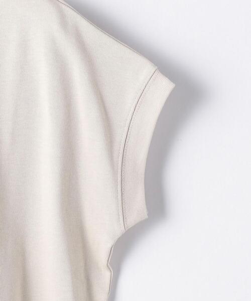 UNITED ARROWS LTD. OUTLET(ユナイテッドアローズアウトレット)の「<A DAY IN THE LIFE> オーガニックコットン ハイネック フレンチスリーブT(Tシャツ/カットソー・レディース・オレンジ/パープル/ダークグレー/オフホワイト/ナチュラル・FREE)」の9枚目の写真