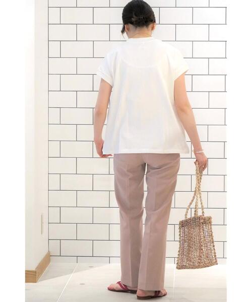 UNITED ARROWS LTD. OUTLET(ユナイテッドアローズアウトレット)の「<A DAY IN THE LIFE> オーガニックコットン ハイネック フレンチスリーブT(Tシャツ/カットソー・レディース・オレンジ/パープル/ダークグレー/オフホワイト/ナチュラル・FREE)」の18枚目の写真