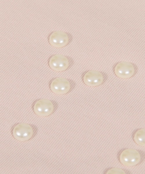 Julia Boutique（ジュリアブティック）の「パールロゴデザインTシャツ・トップス・カットソー/510736（Tシャツ/カットソー・レディース・ブラック/ホワイト/ピンク/ブルー/イエロー・ONE）」の17枚目の写真