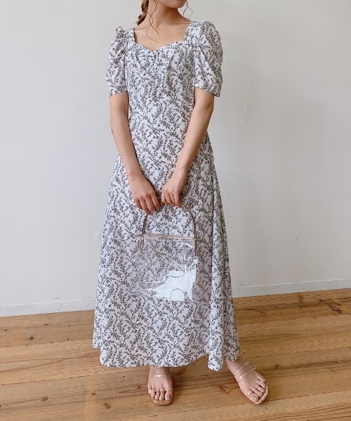 VANNIE U（ヴァニーユー）の「オトナフラワーワンピース（ワンピース・レディース・ホワイト/ブラウン・FREE）」の13枚目の写真