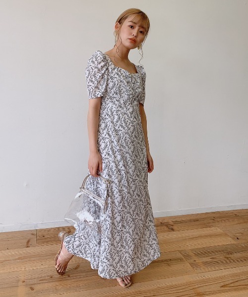 VANNIE U（ヴァニーユー）の「オトナフラワーワンピース（ワンピース・レディース・ホワイト/ブラウン・FREE）」の17枚目の写真