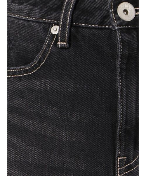 GYDA（ジェイダ）の「アシメロングスカートライクショーパン（デニムスカート・レディース・ブラック/インディゴブルー・SMALL/MEDIUM/X-SMALL）」の6枚目の写真