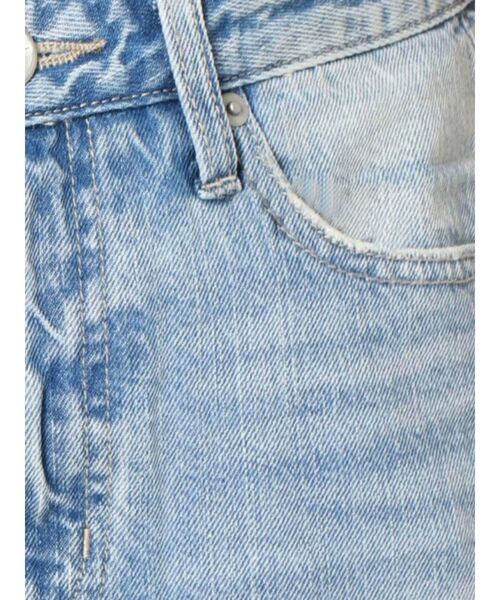 GYDA（ジェイダ）の「アシメロングスカートライクショーパン（デニムスカート・レディース・ブラック/インディゴブルー・SMALL/MEDIUM/X-SMALL）」の4枚目の写真