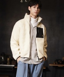 KANGOL（カンゴール）の「【KANGOL】ハイネック　ボアジップジャケット（ブルゾン）」