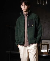 KANGOL（カンゴール）の「【KANGOL】ハイネック　ボアジップジャケット（ブルゾン）」