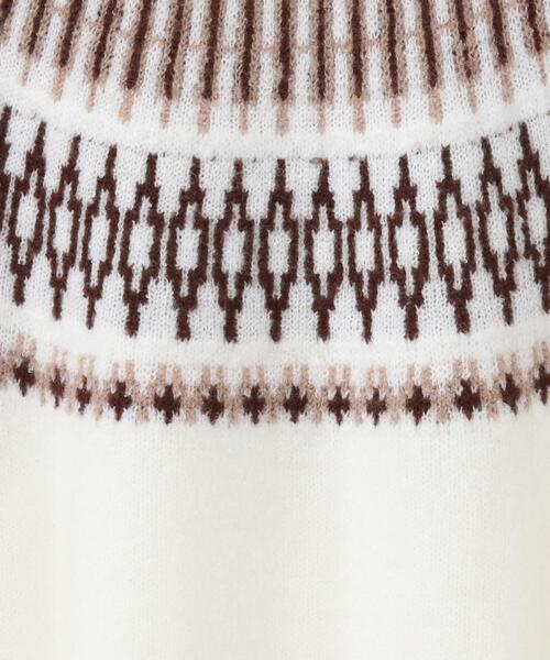 coen（コーエン）の「キュウシンクルーネックニット（ニット/セーター・メンズ・ブラック/オフホワイト・MEDIUM/SMALL/LARGE/X-LARGE）」の6枚目の写真