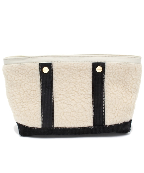 CIAOPANIC（チャオパニック）の「【Ciaopanic】ムートンクラッチ（クラッチバッグ・レディース・ベージュ/ブラック/レッド・0）」の6枚目の写真