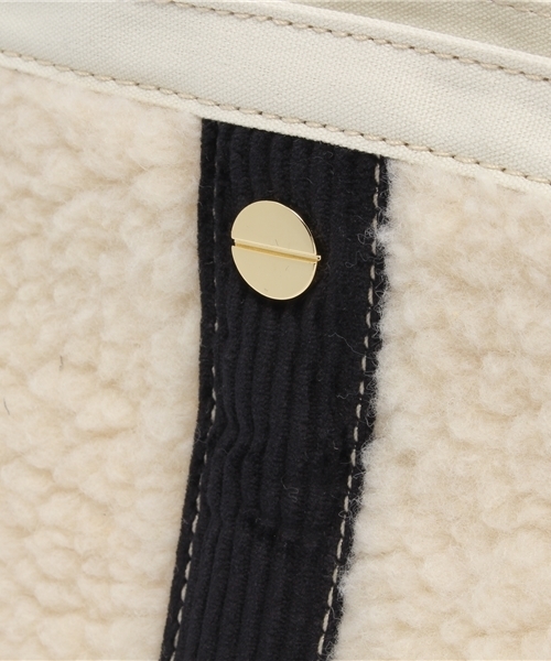 CIAOPANIC（チャオパニック）の「【Ciaopanic】ムートンクラッチ（クラッチバッグ・レディース・ベージュ/ブラック/レッド・0）」の7枚目の写真