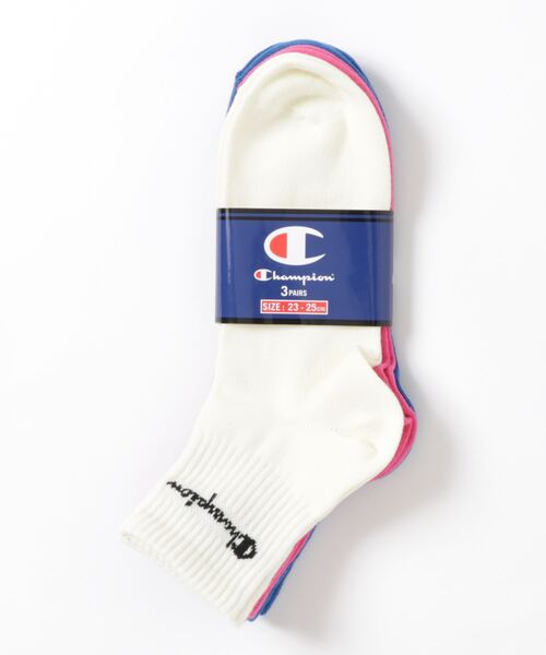 Champion（チャンピオン）の「【CHAMPION/チャンピオン】クォーターレングスソックス３Ｐ　靴下　3足組　ワンポイント　ネオンカラー（ソックス/靴下・レディース・その他1/その他2/その他3/その他4・SMALL）」の10枚目の写真