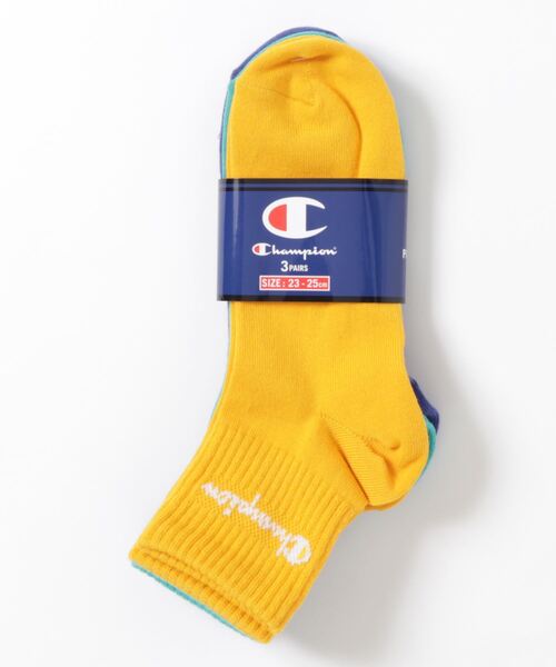 Champion（チャンピオン）の「【CHAMPION/チャンピオン】クォーターレングスソックス３Ｐ　靴下　3足組　ワンポイント　ネオンカラー（ソックス/靴下・レディース・その他1/その他2/その他3/その他4・SMALL）」の9枚目の写真