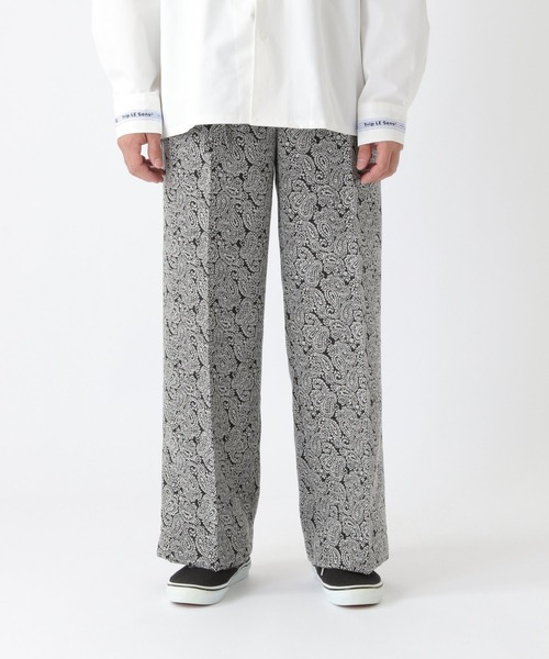 TRIP LE SENS（トリップ ル センス）の「TRIP LE SENS／ジャガードワイドスラックス　2923709（スラックス・レディース・ブラック/ダークブラウン・SMALL/LARGE/MEDIUM）」の5枚目の写真