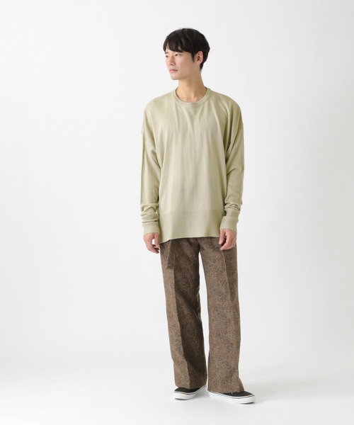 TRIP LE SENS（トリップ ル センス）の「TRIP LE SENS／ジャガードワイドスラックス　2923709（スラックス・レディース・ブラック/ダークブラウン・SMALL/LARGE/MEDIUM）」の7枚目の写真