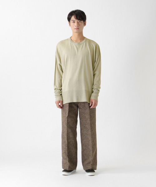 TRIP LE SENS（トリップ ル センス）の「TRIP LE SENS／ジャガードワイドスラックス　2923709（スラックス・レディース・ブラック/ダークブラウン・SMALL/LARGE/MEDIUM）」の8枚目の写真