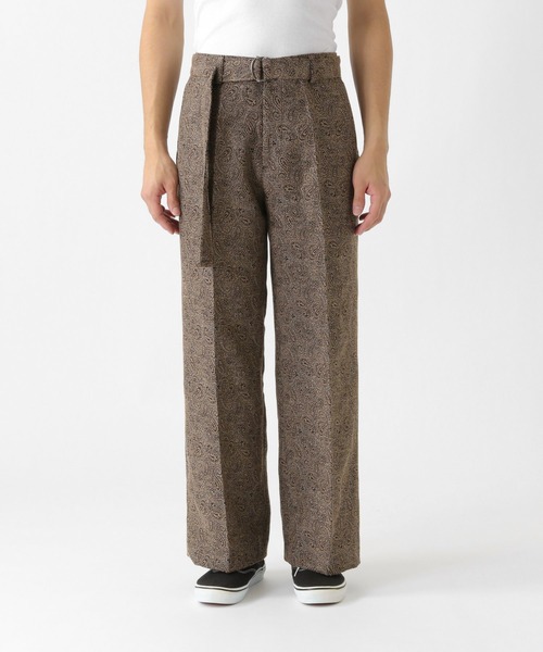 TRIP LE SENS（トリップ ル センス）の「TRIP LE SENS／ジャガードワイドスラックス　2923709（スラックス・レディース・ブラック/ダークブラウン・SMALL/LARGE/MEDIUM）」の9枚目の写真