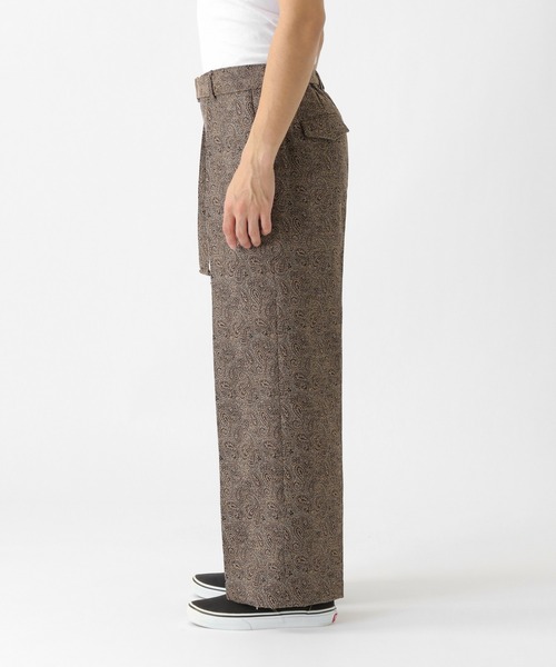 TRIP LE SENS（トリップ ル センス）の「TRIP LE SENS／ジャガードワイドスラックス　2923709（スラックス・レディース・ブラック/ダークブラウン・SMALL/LARGE/MEDIUM）」の10枚目の写真