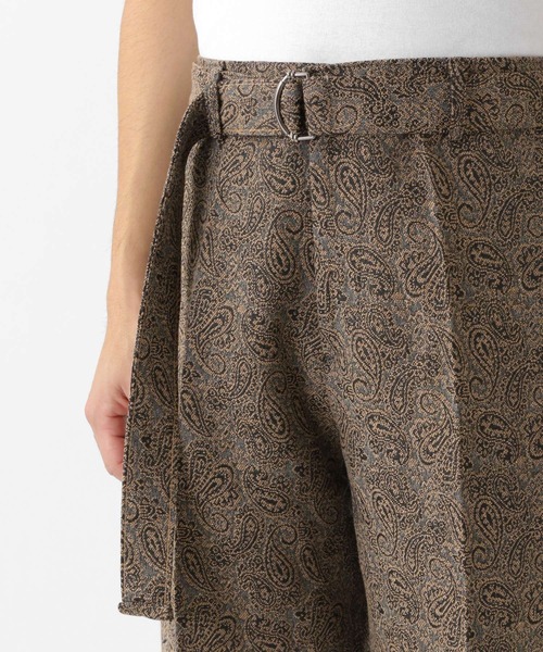 TRIP LE SENS（トリップ ル センス）の「TRIP LE SENS／ジャガードワイドスラックス　2923709（スラックス・レディース・ブラック/ダークブラウン・SMALL/LARGE/MEDIUM）」の12枚目の写真