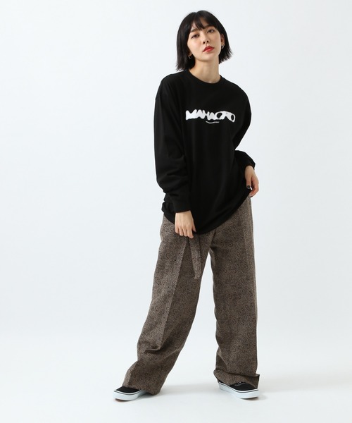 TRIP LE SENS（トリップ ル センス）の「TRIP LE SENS／ジャガードワイドスラックス　2923709（スラックス・レディース・ブラック/ダークブラウン・SMALL/LARGE/MEDIUM）」の20枚目の写真