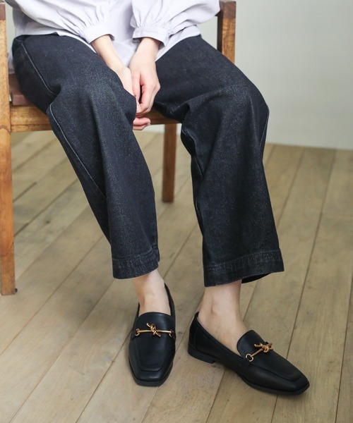 select MOCA（セレクトモカ）の「フェイクレザービットローファー（ローファー・レディース・ブラック/ブラウン・SMALL/MEDIUM/LARGE）」の5枚目の写真