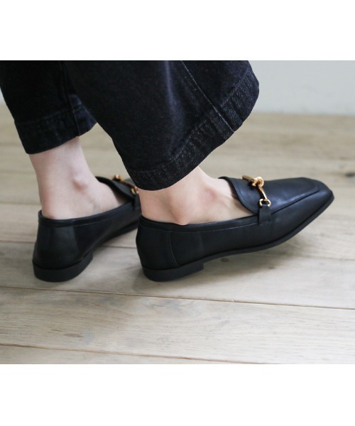 select MOCA（セレクトモカ）の「フェイクレザービットローファー（ローファー・レディース・ブラック/ブラウン・SMALL/MEDIUM/LARGE）」の6枚目の写真