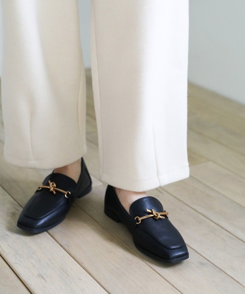 select MOCA（セレクトモカ）の「フェイクレザービットローファー（ローファー・レディース・ブラック/ブラウン・SMALL/MEDIUM/LARGE）」の7枚目の写真