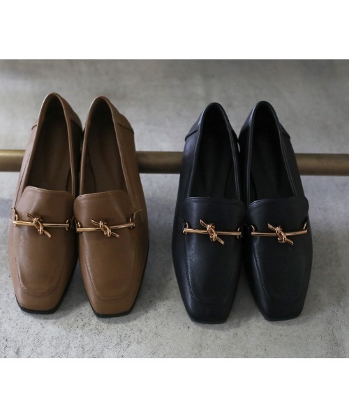 フェイクレザービットローファー（ローファー）｜select MOCA