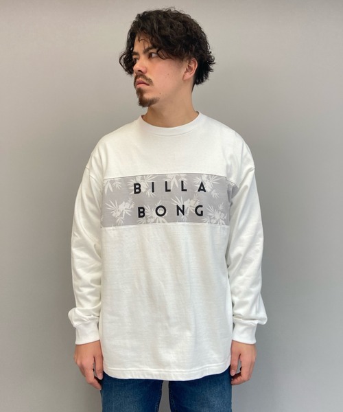 BILLABONG/ビラボン オーバーサイズ 切り返しプリントロンT BB011-053