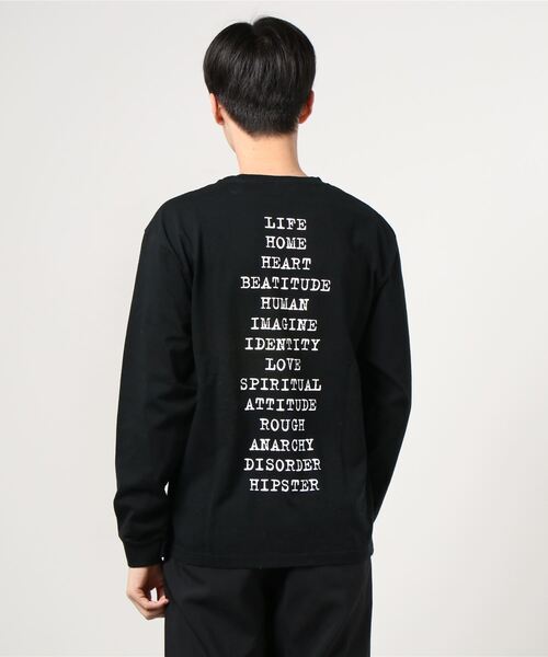 NUMBER (N)INE(ナンバーナイン)の「【NUMBER (N)INE】タイプライターグラフィックロンT/MA_LONG SLEEVE T-SHIRT/S21NLT008(Tシャツ/カットソー・メンズ・ホワイト/ブラック・4/3/5)」の8枚目の写真