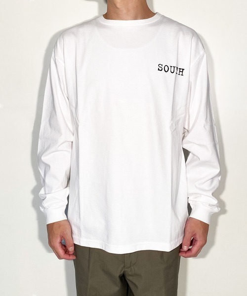 NUMBER (N)INE(ナンバーナイン)の「【NUMBER (N)INE】タイプライターグラフィックロンT/MA_LONG SLEEVE T-SHIRT/S21NLT008(Tシャツ/カットソー・メンズ・ホワイト/ブラック・4/3/5)」の6枚目の写真