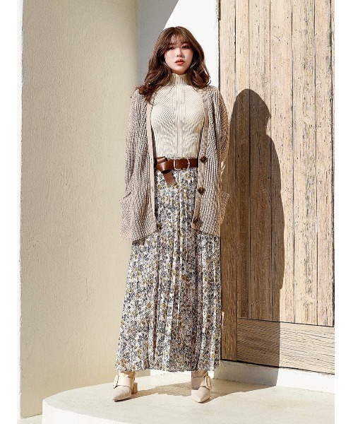 Darich（ダーリッチ）の「ペイントフラワープリーツスカート（スカート  