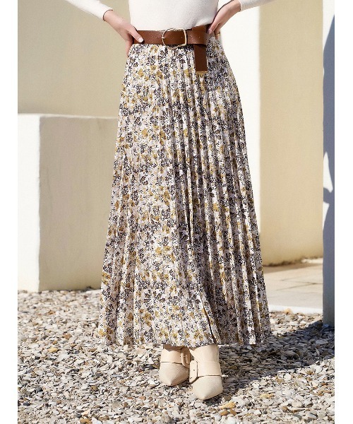 Darich（ダーリッチ）の「ペイントフラワープリーツスカート（スカート  