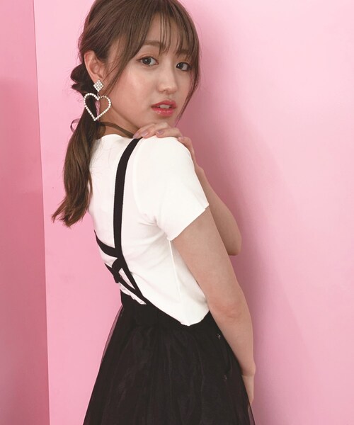 KOL ME BABY（コルミーベイビー）の「◆ティアードチュールスカート（スカート・レディース・オフホワイト・00）」の20枚目の写真