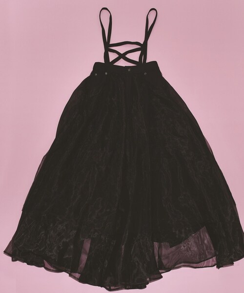 KOL ME BABY（コルミーベイビー）の「◆ティアードチュールスカート（スカート・レディース・オフホワイト・00）」の8枚目の写真