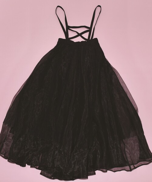 KOL ME BABY（コルミーベイビー）の「◆ティアードチュールスカート（スカート・レディース・オフホワイト・00）」の7枚目の写真