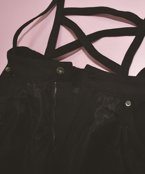 KOL ME BABY（コルミーベイビー）の「◆ティアードチュールスカート（スカート・レディース・オフホワイト・00）」の3枚目の写真