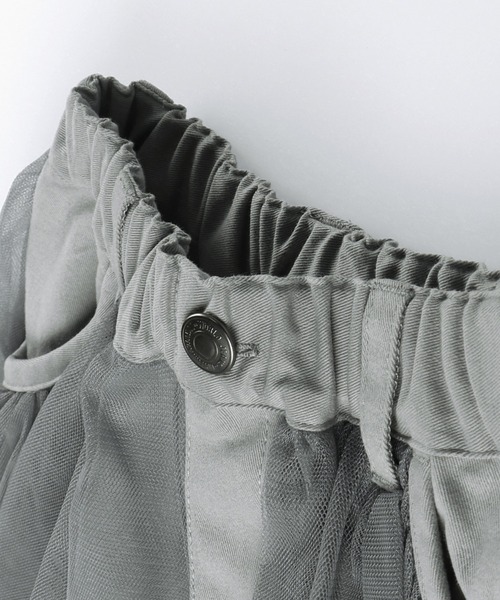 RADCHAP（ラッドチャップ）の「リメイク風チュールスカート（スカート・キッズ・グレー/ピンク・S/M/L/XL）」の14枚目の写真