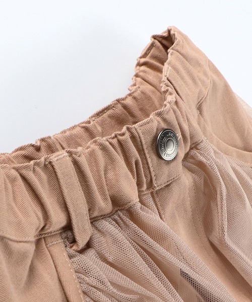 RADCHAP（ラッドチャップ）の「リメイク風チュールスカート（スカート・キッズ・グレー/ピンク・S/M/L/XL）」の9枚目の写真