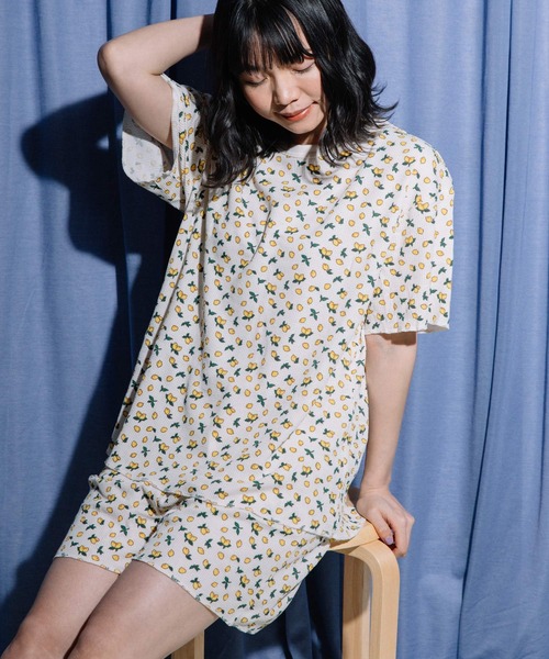 FRUIT OF THE LOOM（フルーツオブザルーム）の「フルーツ柄ワッフル半袖上下セット（ルームウェア/パジャマ・レディース・レッド系その他/ホワイト/パープル系その他/イエロー/パープル/レッド/グリーン/オレンジ・S/M/L）」の15枚目の写真