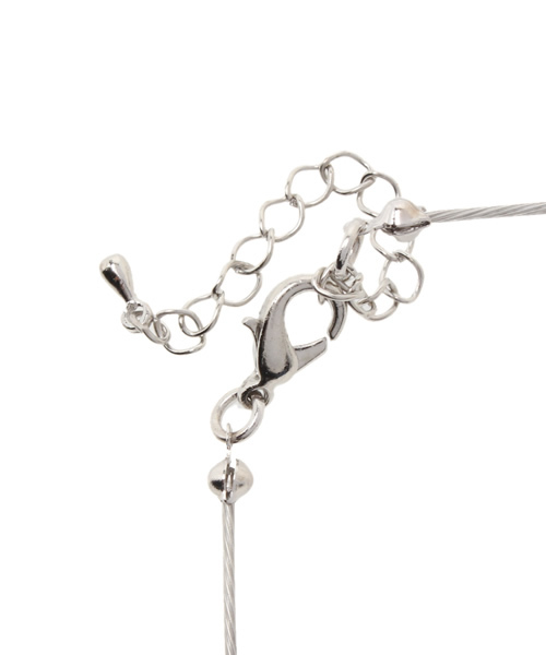 DISCOAT（ディスコート）の「【Discoat】立体プリーツネックレス（ネックレス・レディース・ブラック/ネイビー・ﾌﾘ-）」の5枚目の写真