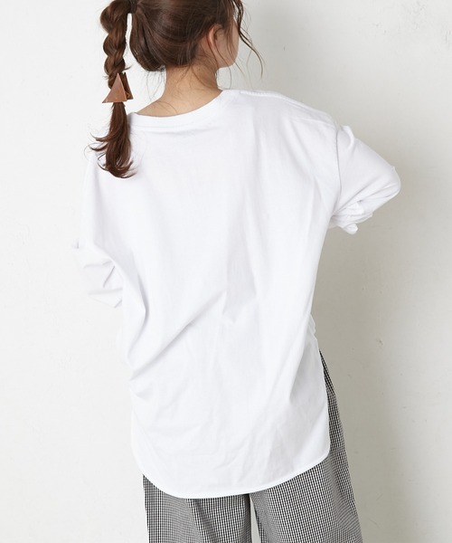 PUAL CE CIN（ピュアルセシン）の「RERISE コットンプルオーバー（Tシャツ/カットソー・レディース・ホワイト/ナチュラル/チャコールグレー・FREE）」の20枚目の写真