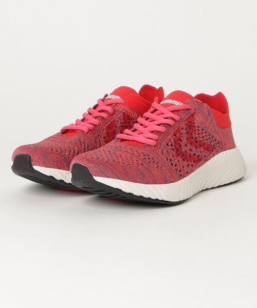 hummel(ヒュンメル)の「hummel/ヒュンメル MINNEAPOLIS BREAKER SEAMLESS/ミネアポリス ブレーカー シームレス(スニーカー・メンズ・ブラック/レッド/ホワイト・22.5cm/23cm/28cm/24cm/25cm/25.5cm/26.5cm/27cm)」の3枚目の写真