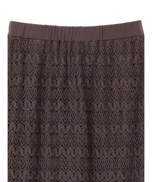 Green　Parks（グリーンパークス）の「総レーススカート＊＊（スカート・レディース・ブラック/ブラウン/ホワイト系その他2・FREE）」の22枚目の写真