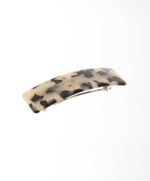 SLOBE IENA（スローブイエナ）の「【NP CREATION/エヌピークリエイション】 バレッタ（バレッタ/ヘアクリップ・レディース・タン/アイボリー・FREE）」の2枚目の写真