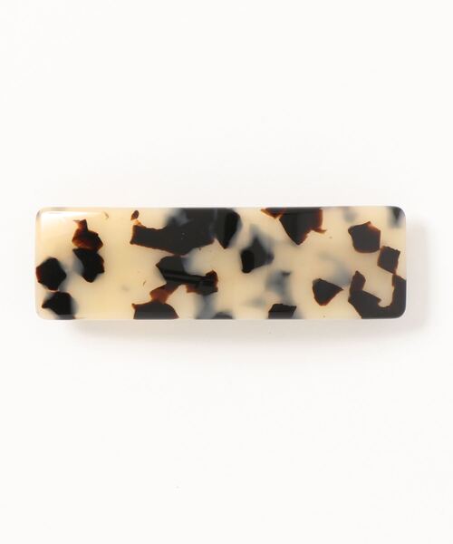 SLOBE IENA（スローブイエナ）の「【NP CREATION/エヌピークリエイション】 バレッタ（バレッタ/ヘアクリップ・レディース・タン/アイボリー・FREE）」の3枚目の写真