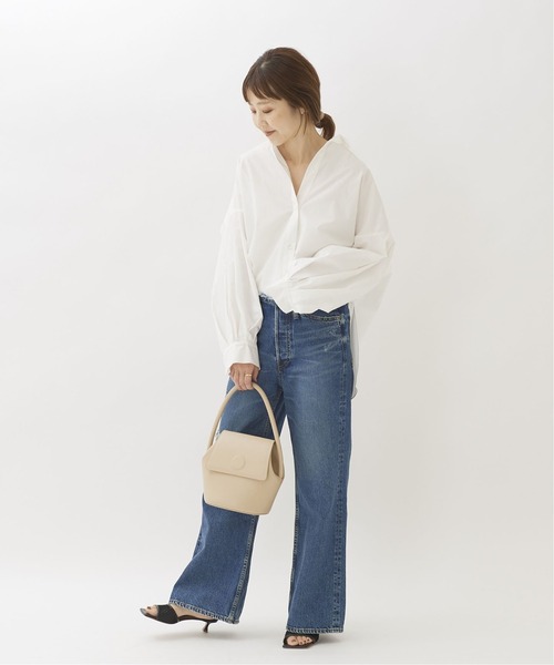 plage（プラージュ）の「【R’IAM】ニュアンスパフスリーブシャツ2◆（シャツ/ブラウス・レディース・ホワイト/ブルー・FREE）」の14枚目の写真