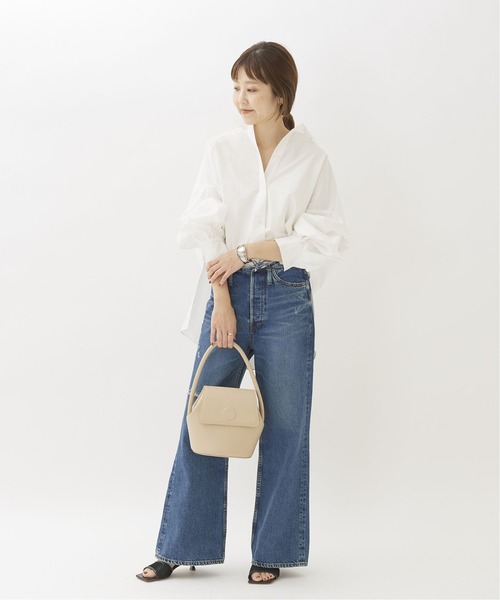 plage（プラージュ）の「【R’IAM】ニュアンスパフスリーブシャツ2◆（シャツ/ブラウス・レディース・ホワイト/ブルー・FREE）」の7枚目の写真