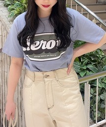 WEGO | WEGO/オーバルロゴプリント半袖Tシャツ(Tシャツ/カットソー)