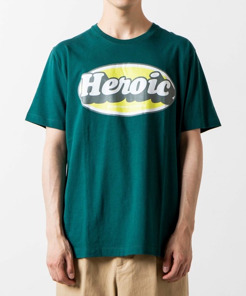 WEGO（ウィゴー）の「WEGO/オーバルロゴプリント半袖Tシャツ（Tシャツ/カットソー・メンズ・ダークグリーン/サックスブルー・SMALL/MEDIUM/LARGE/X-LARGE）」の16枚目の写真